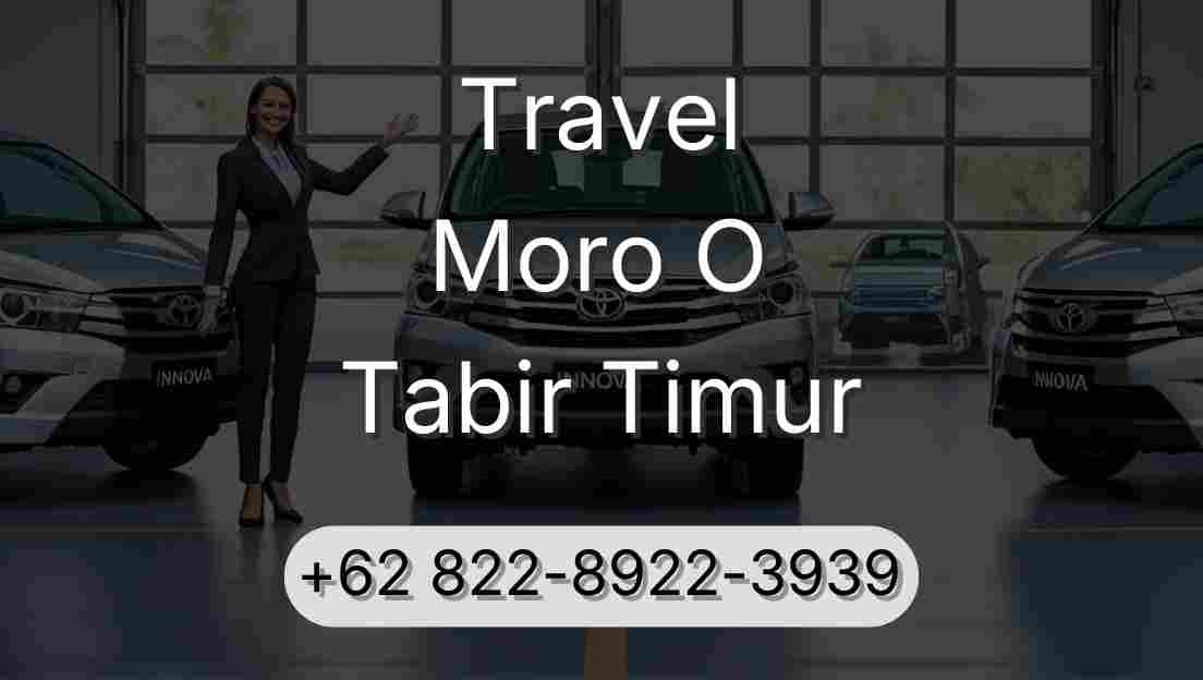 Travel Moro O Tabir Timur