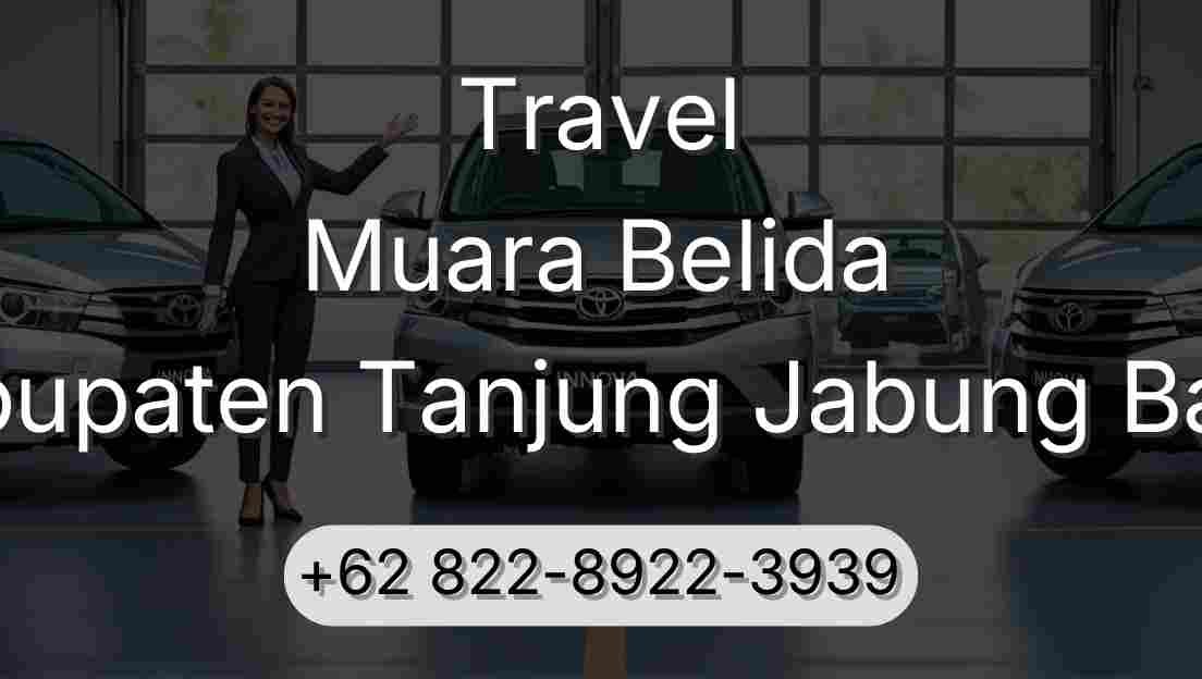 Travel Muara Belida Kabupaten Tanjung Jabung Barat