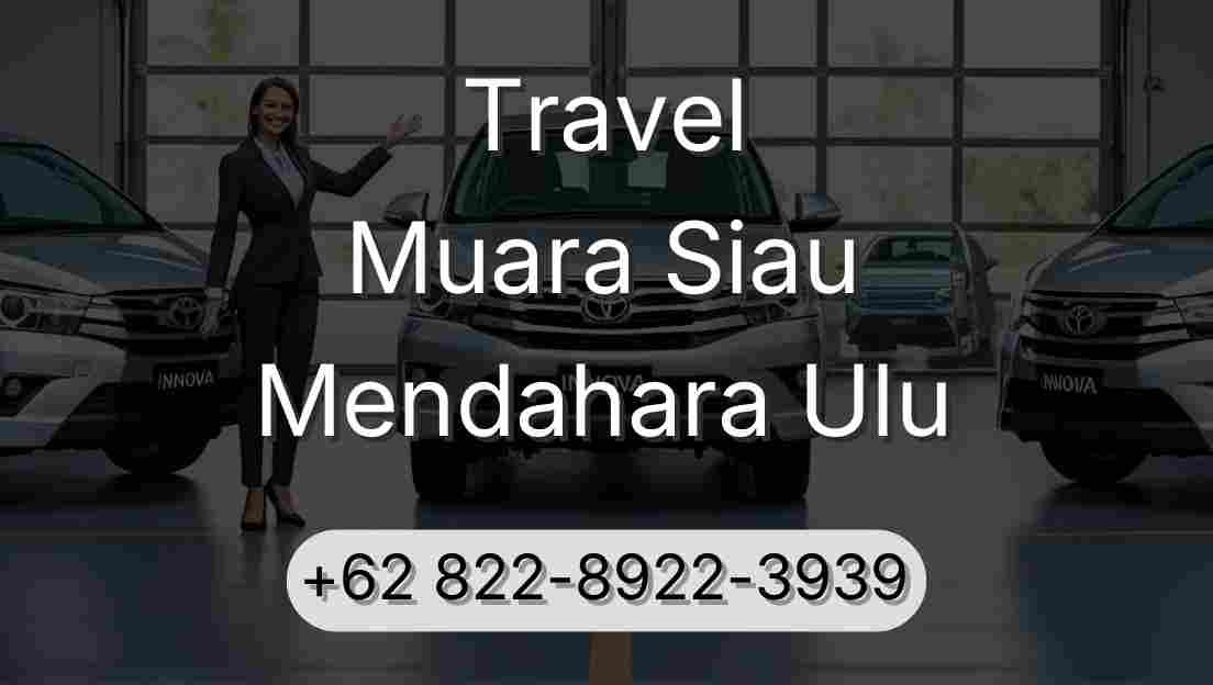 Travel Muara Siau Mendahara Ulu