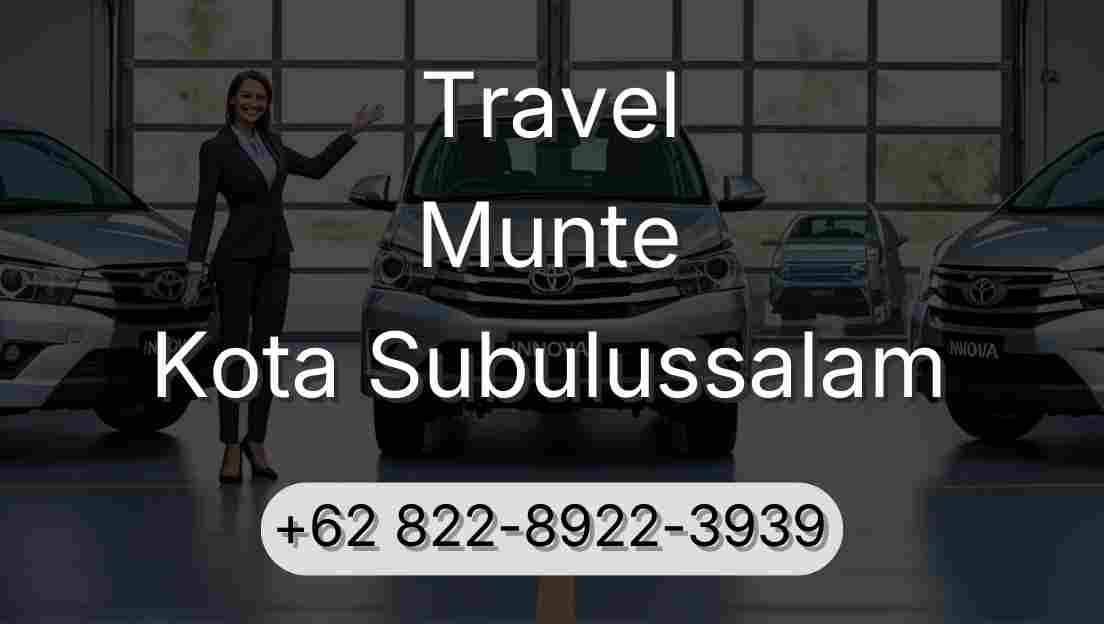 Travel Munte Kota Subulussalam