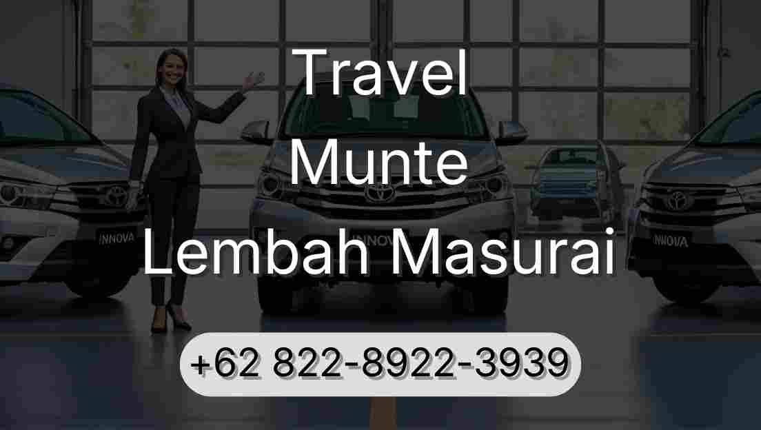 Travel Munte Lembah Masurai
