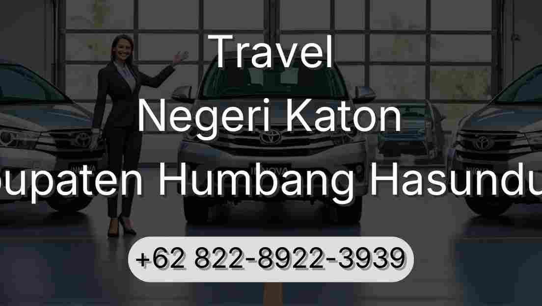 Travel Negeri Katon Kabupaten Humbang Hasundutan