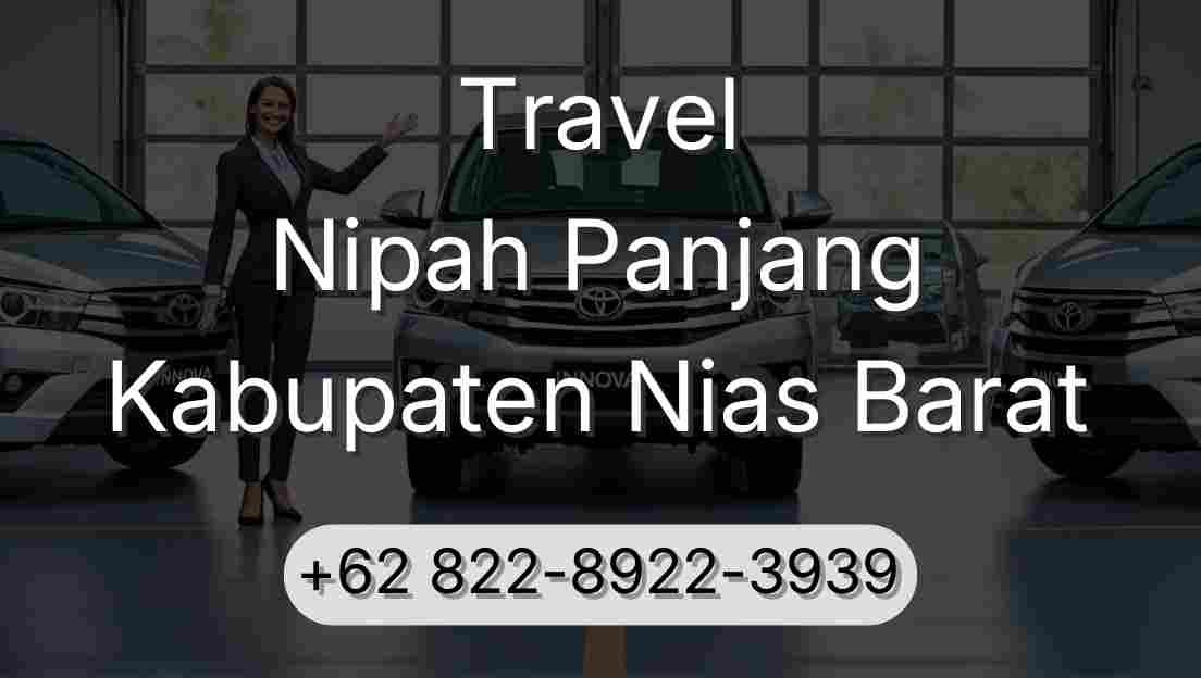 Travel Nipah Panjang Kabupaten Nias Barat
