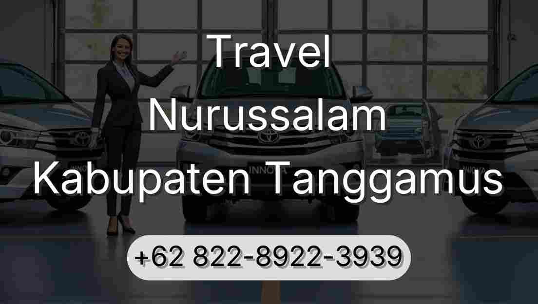 Travel Nurussalam Kabupaten Tanggamus