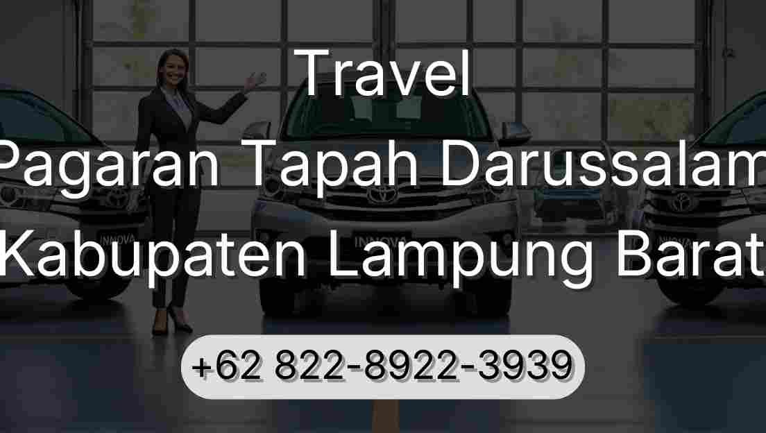 Travel Pagaran Tapah Darussalam Kabupaten Lampung Barat