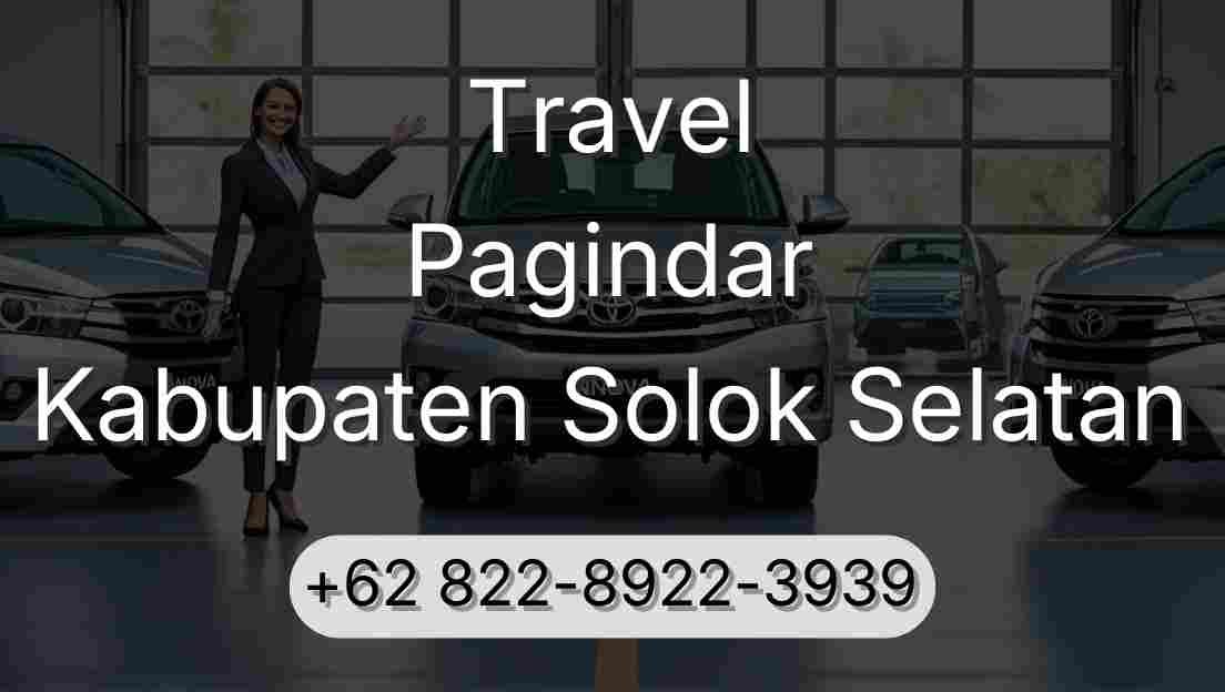 Travel Pagindar Kabupaten Solok Selatan