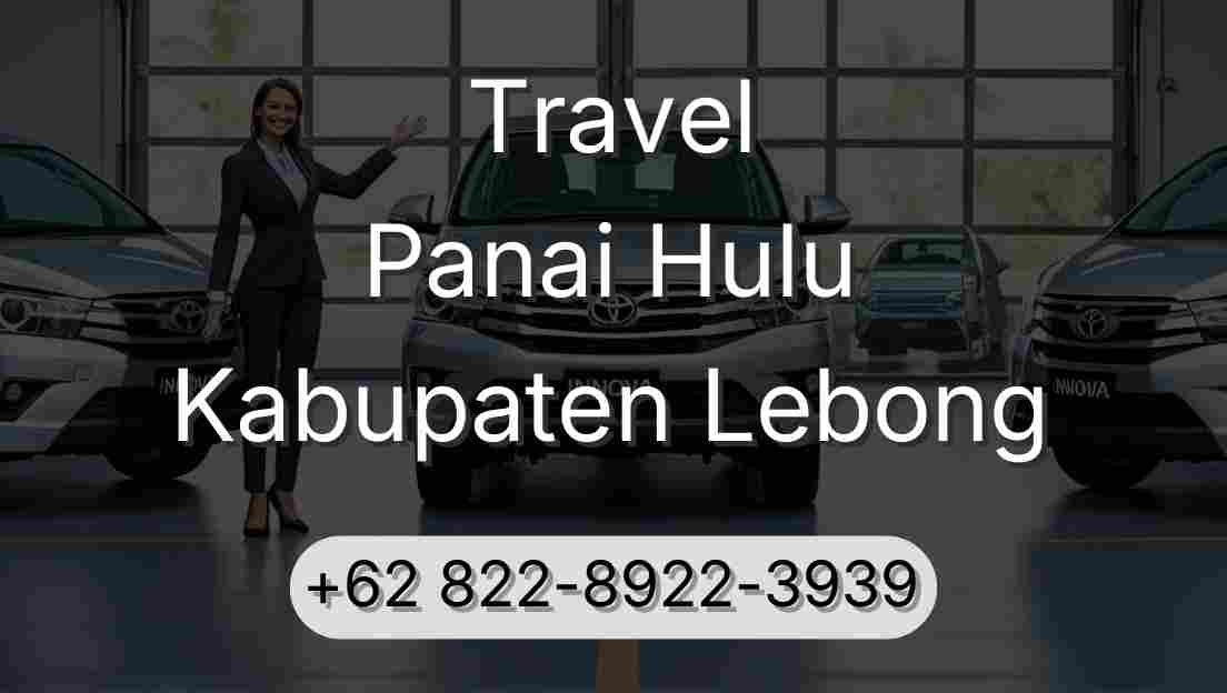 Travel Panai Hulu Kabupaten Lebong