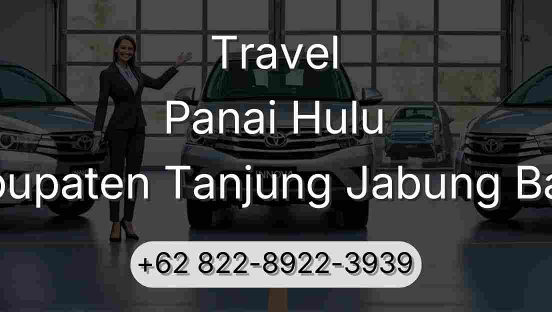 Travel Panai Hulu Kabupaten Tanjung Jabung Barat