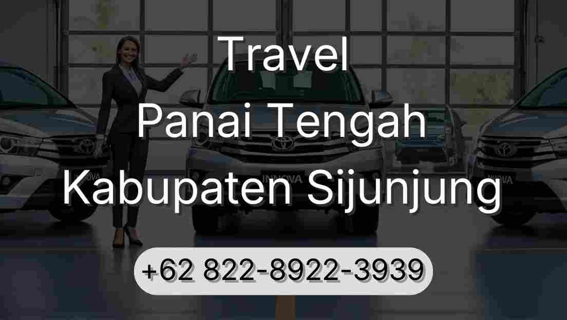 Travel Panai Tengah Kabupaten Sijunjung