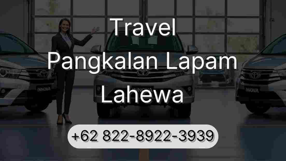 Travel Pangkalan Lapam Lahewa