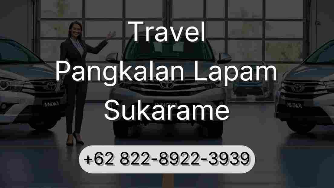 Travel Pangkalan Lapam Sukarame