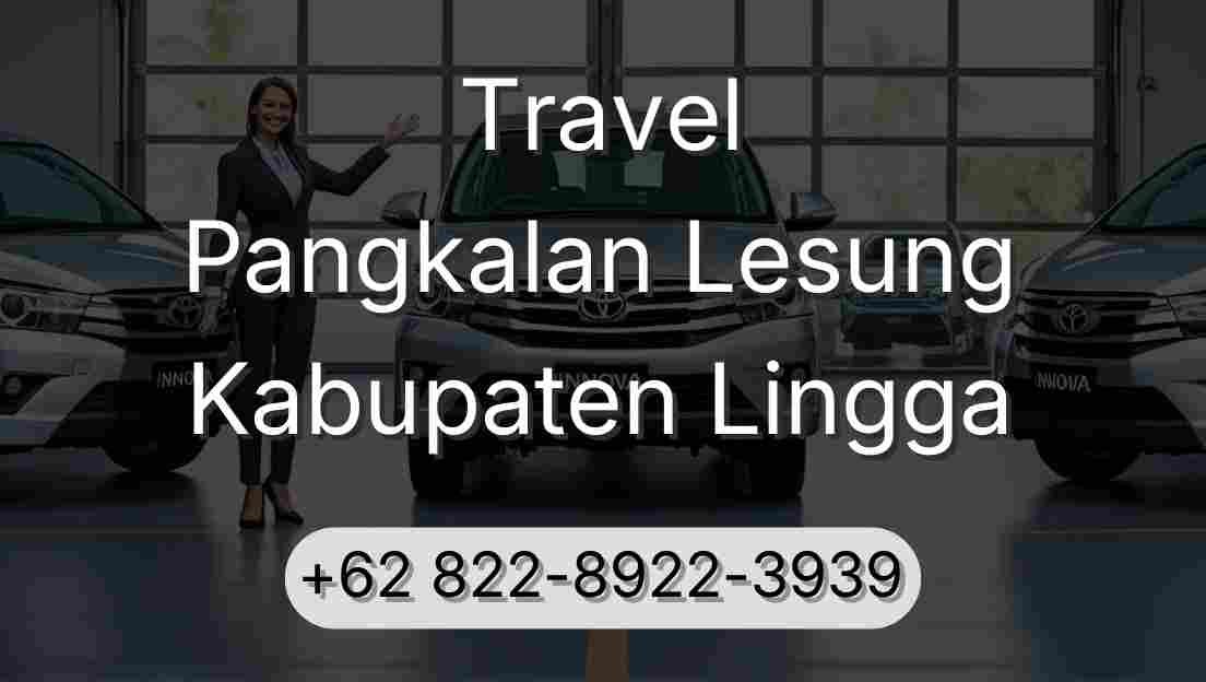 Travel Pangkalan Lesung Kabupaten Lingga