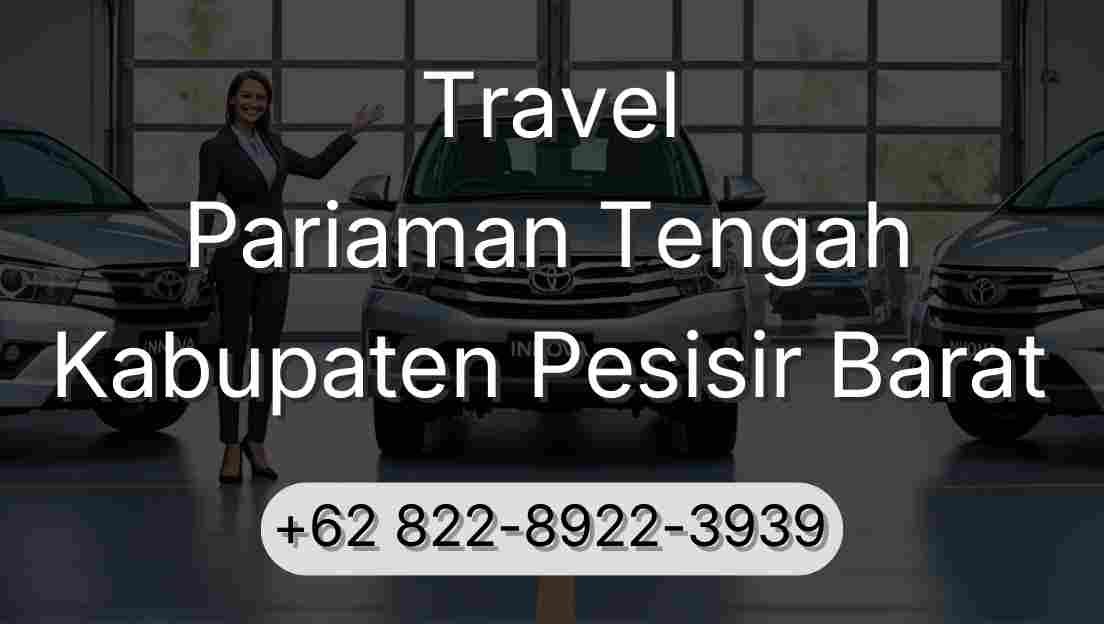 Travel Pariaman Tengah Kabupaten Pesisir Barat