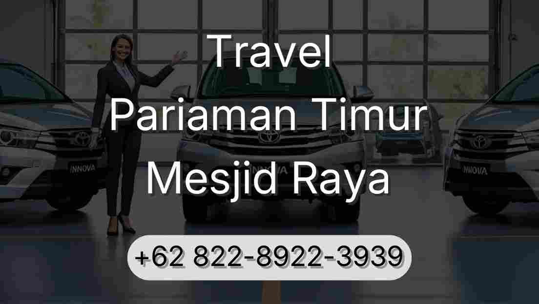 Travel Pariaman Timur Mesjid Raya