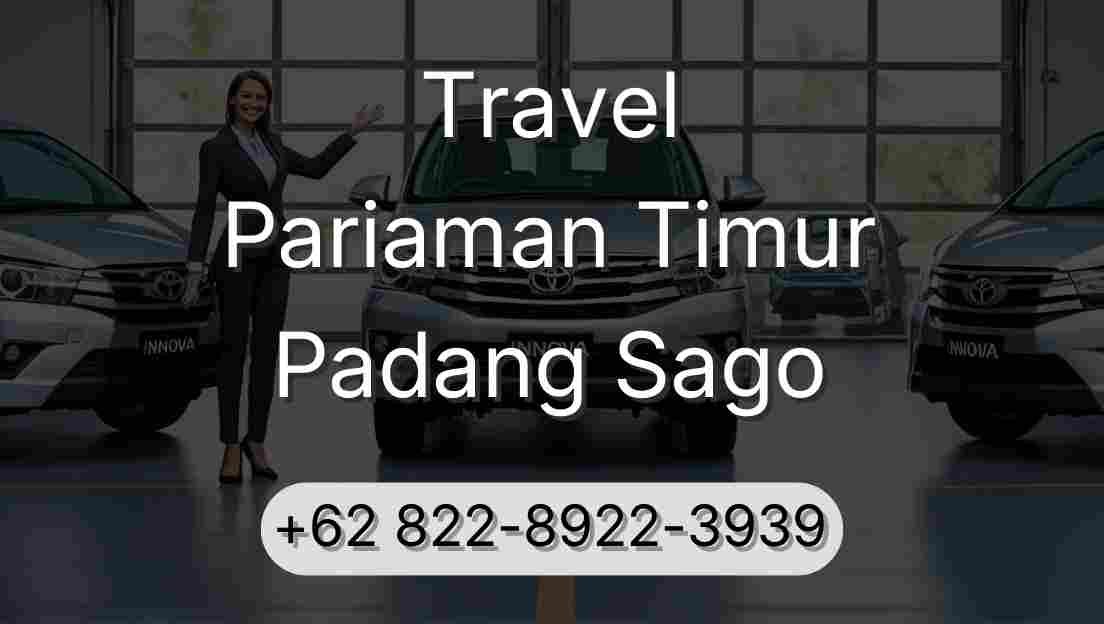 Travel Pariaman Timur Padang Sago
