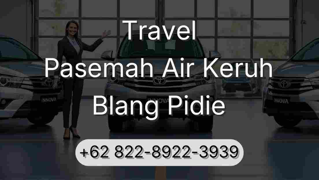 Travel Pasemah Air Keruh Blang Pidie