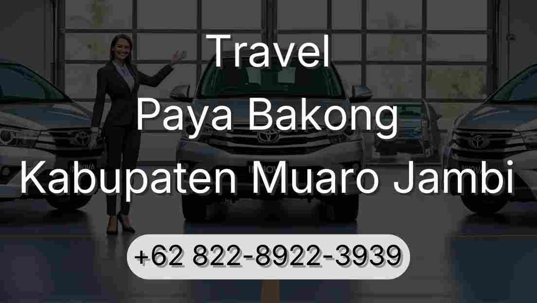 Travel Paya Bakong Kabupaten Muaro Jambi