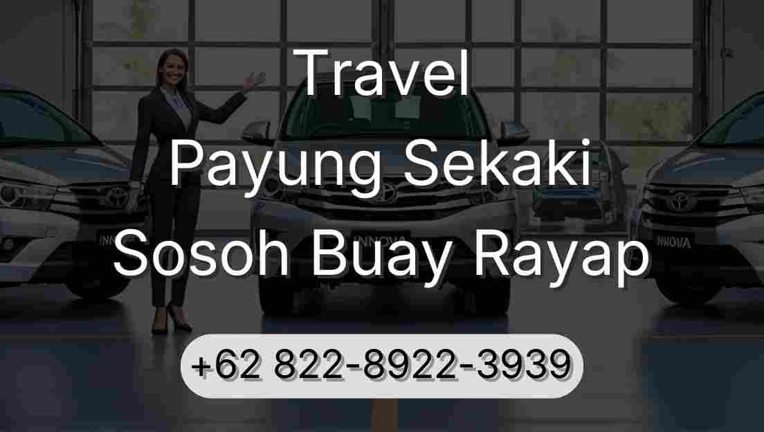 Travel Payung Sekaki Sosoh Buay Rayap
