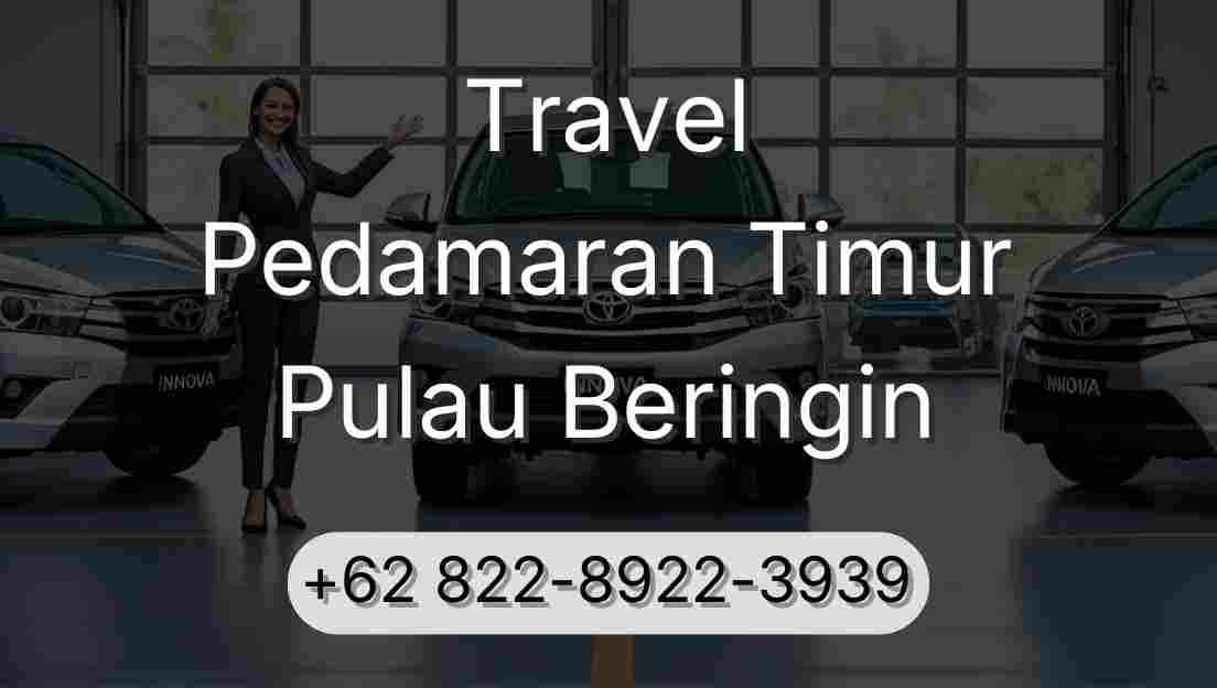 Travel Pedamaran Timur Pulau Beringin
