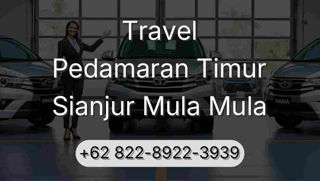 Travel Pedamaran Timur Sianjur Mula Mula