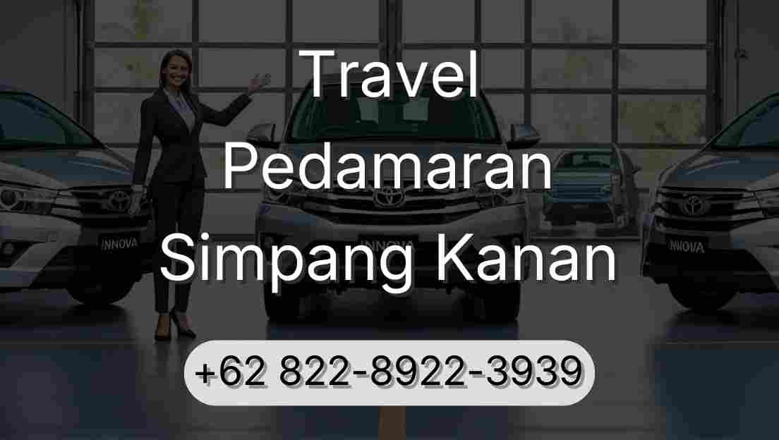Travel Pedamaran Simpang Kanan