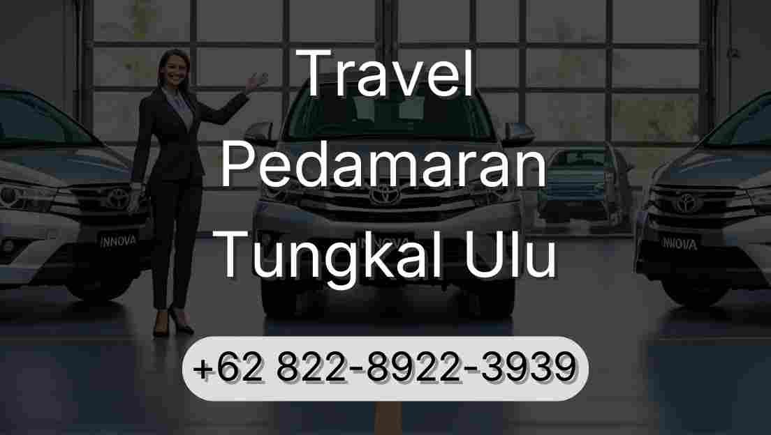 Travel Pedamaran Tungkal Ulu
