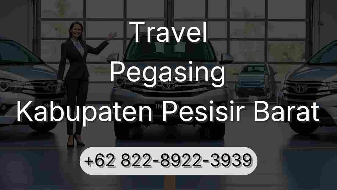 Travel Pegasing Kabupaten Pesisir Barat