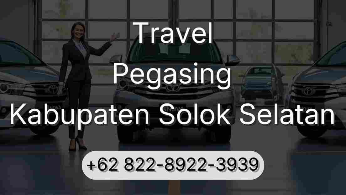 Travel Pegasing Kabupaten Solok Selatan
