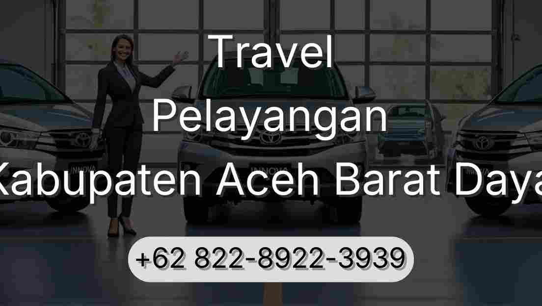 Travel Pelayangan Kabupaten Aceh Barat Daya