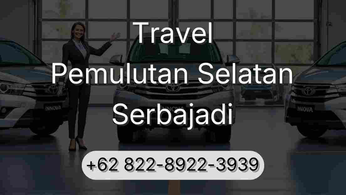 Travel Pemulutan Selatan Serbajadi