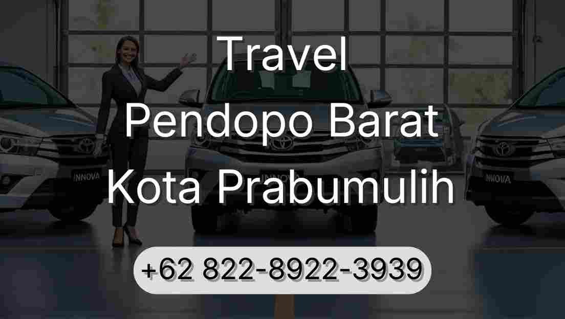 Travel Pendopo Barat Kota Prabumulih