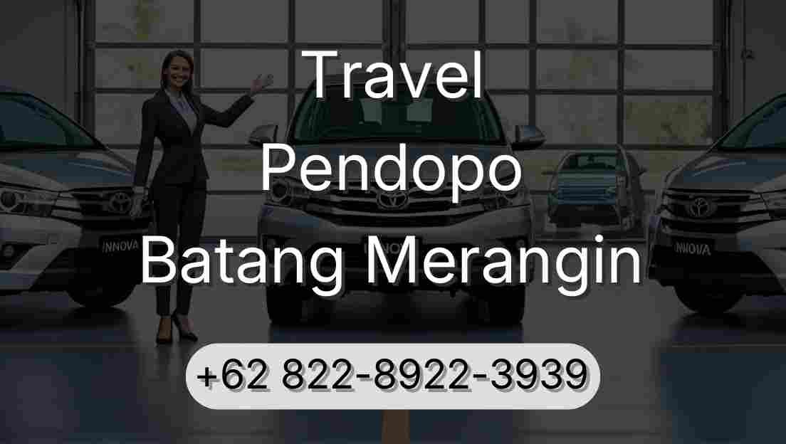 Travel Pendopo Batang Merangin