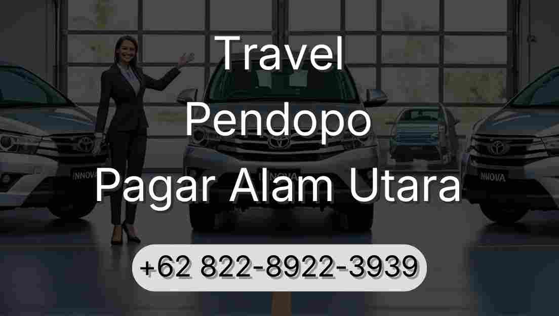 Travel Pendopo Pagar Alam Utara