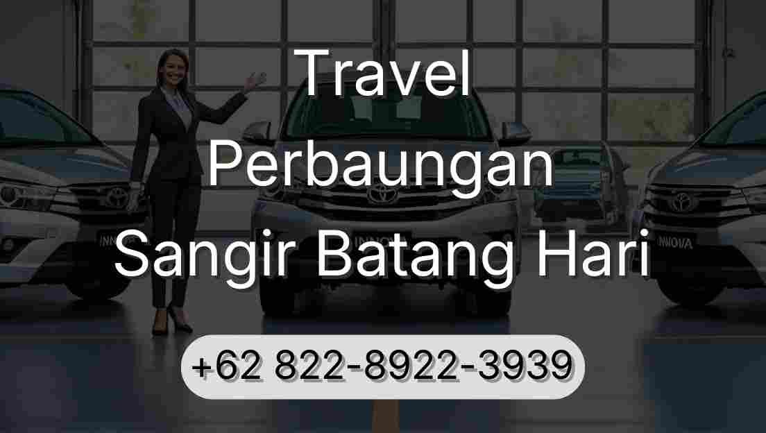 Travel Perbaungan Sangir Batang Hari
