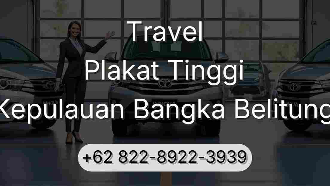 Travel Plakat Tinggi Kepulauan Bangka Belitung
