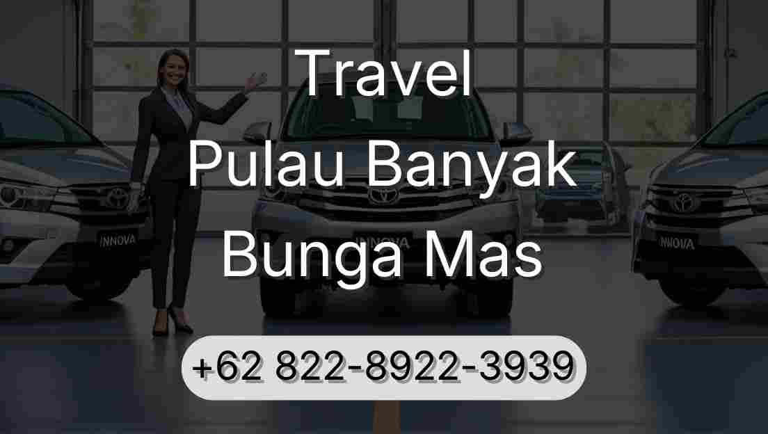 Travel Pulau Banyak Bunga Mas
