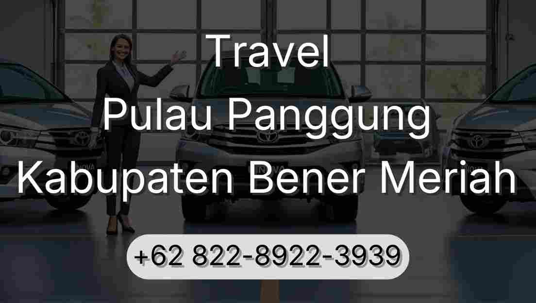 Travel Pulau Panggung Kabupaten Bener Meriah