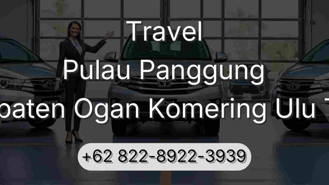 Travel Pulau Panggung Kabupaten Ogan Komering Ulu Timur