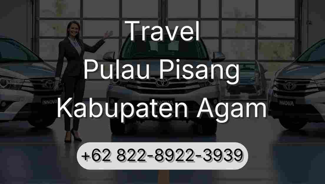 Travel Pulau Pisang Kabupaten Agam