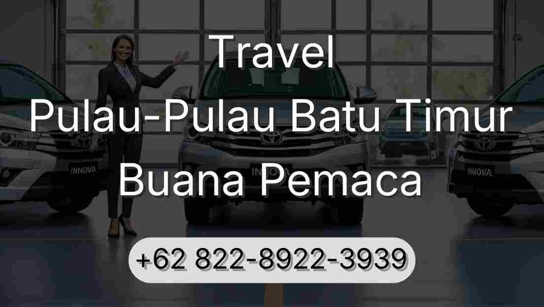 Travel Pulau-Pulau Batu Timur Buana Pemaca