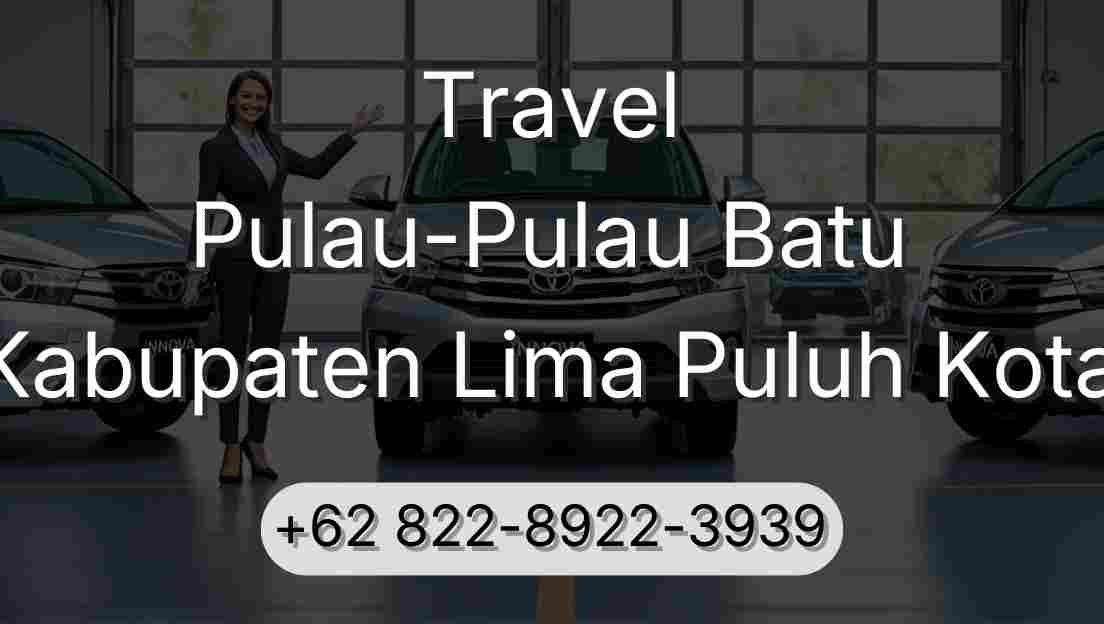 Travel Pulau-Pulau Batu Kabupaten Lima Puluh Kota
