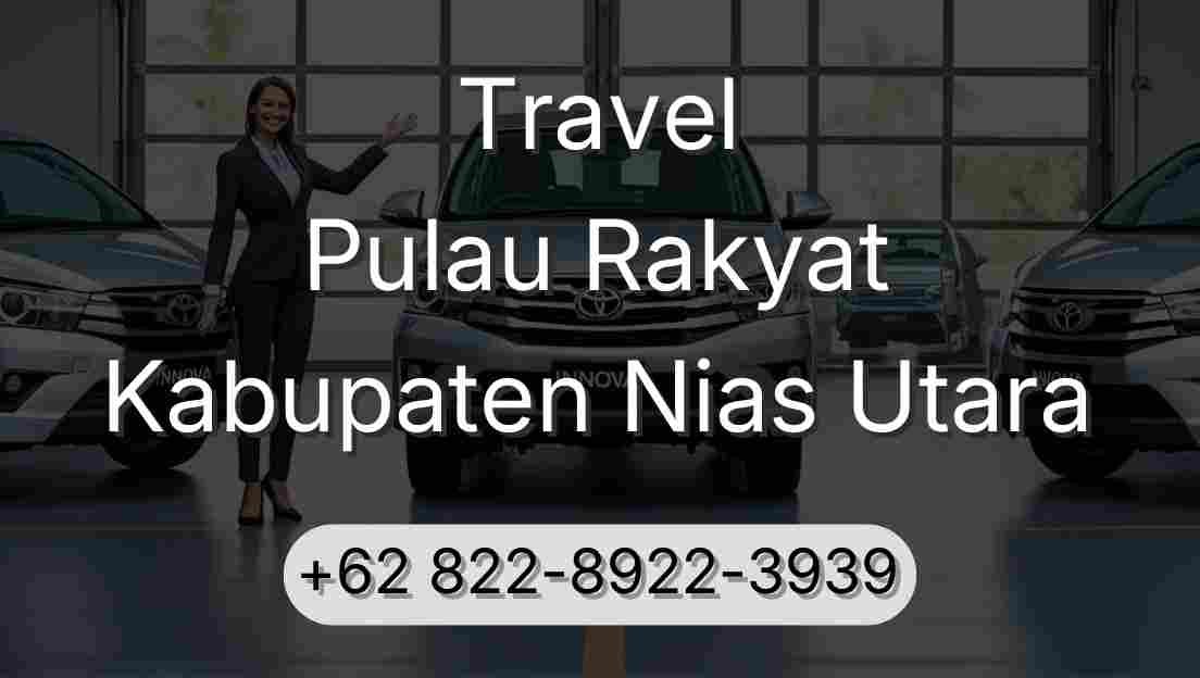 Travel Pulau Rakyat Kabupaten Nias Utara