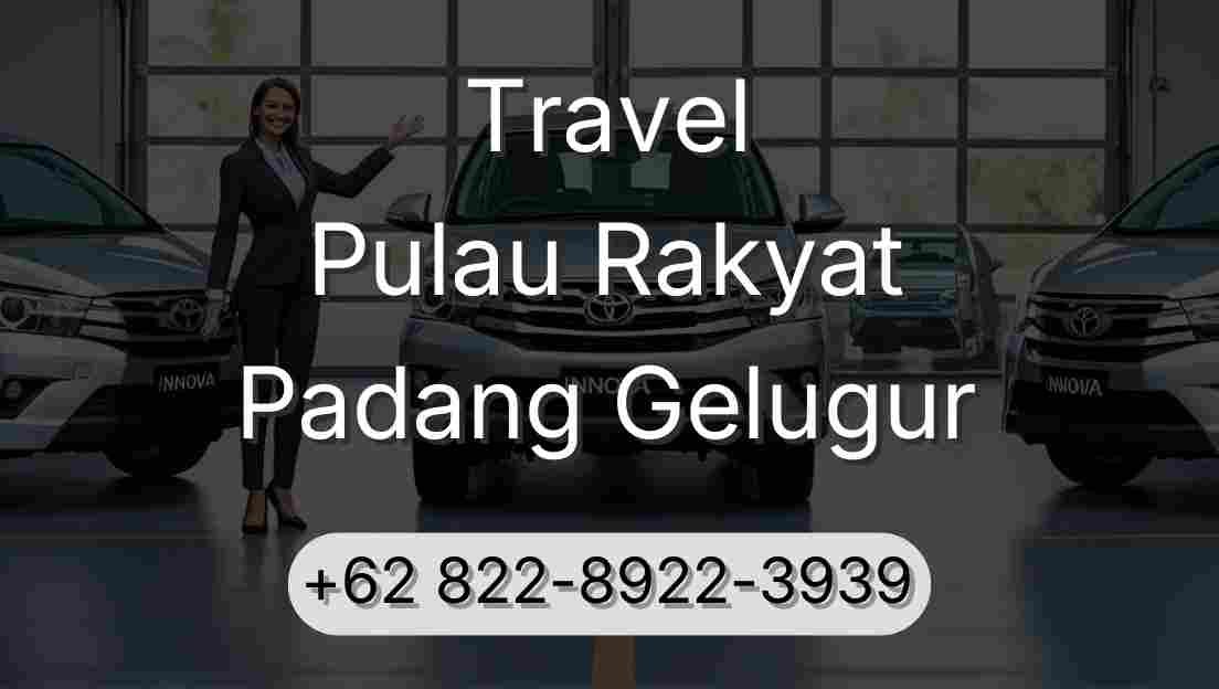 Travel Pulau Rakyat Padang Gelugur