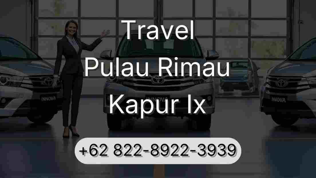 Travel Pulau Rimau Kapur Ix
