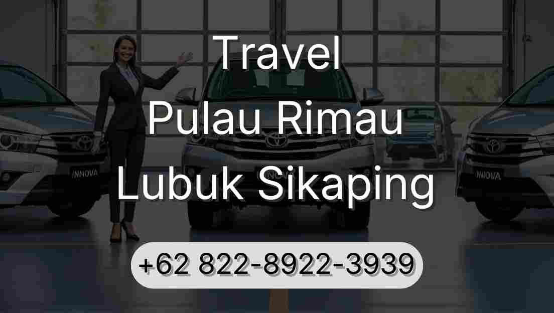 Travel Pulau Rimau Lubuk Sikaping