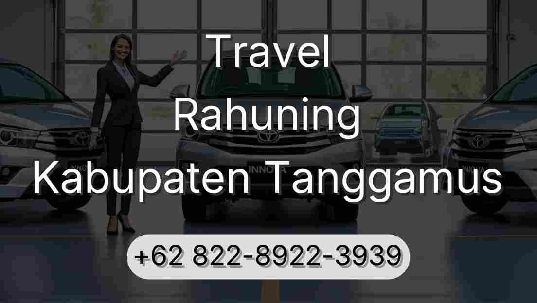 Travel Rahuning Kabupaten Tanggamus