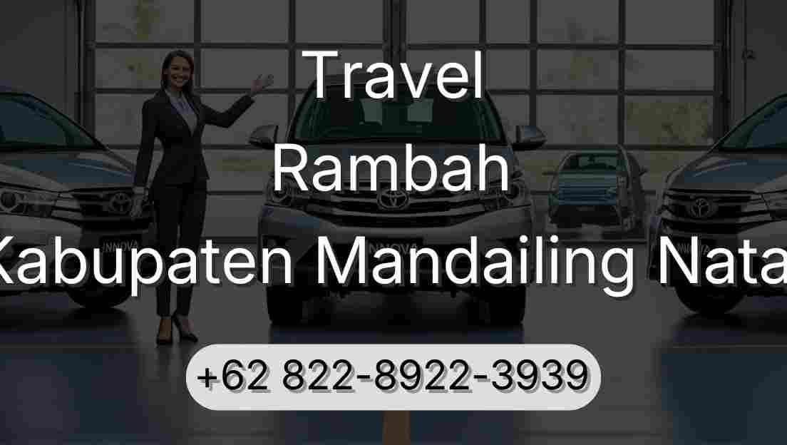 Travel Rambah Kabupaten Mandailing Natal