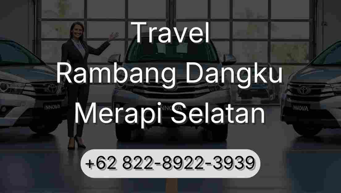 Travel Rambang Dangku Merapi Selatan