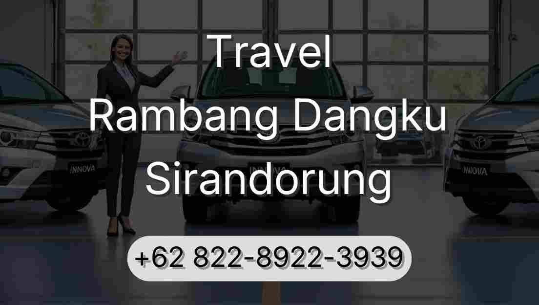 Travel Rambang Dangku Sirandorung
