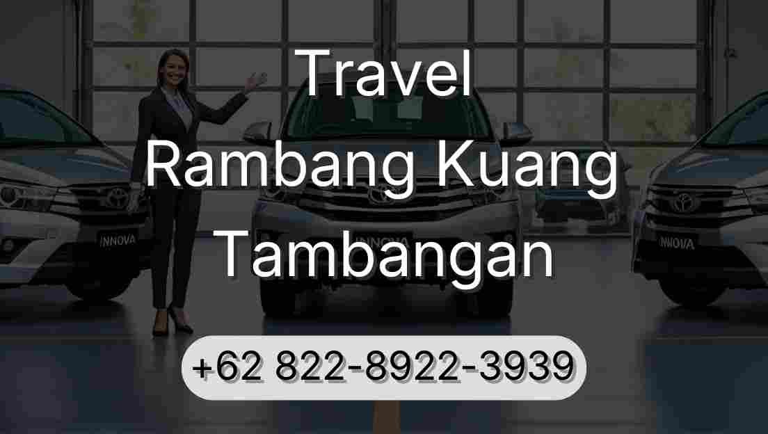Travel Rambang Kuang Tambangan